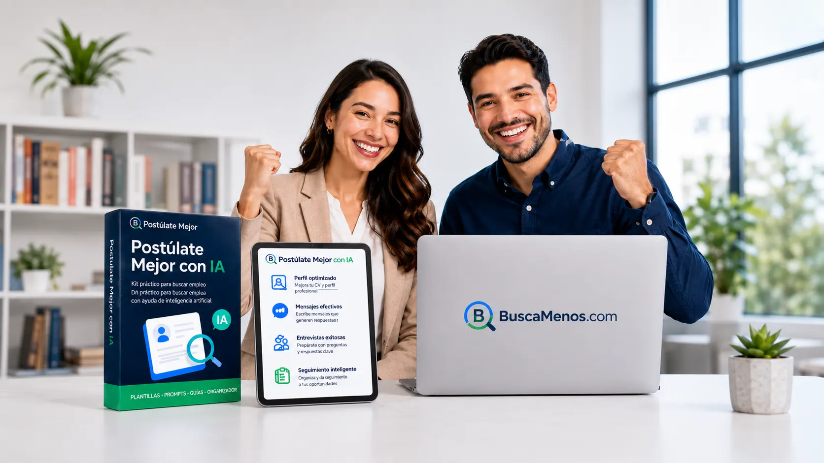Portada principal de Postúlate Mejor con IA